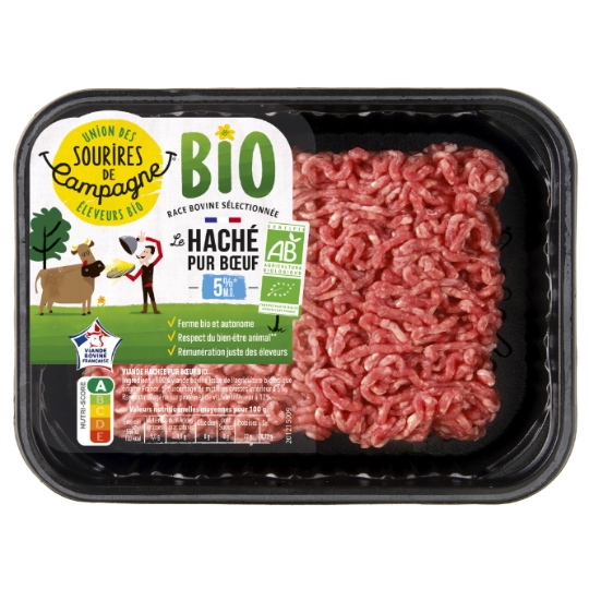 Viande Hachée 5% MG Bio SECRET DES CHEFS