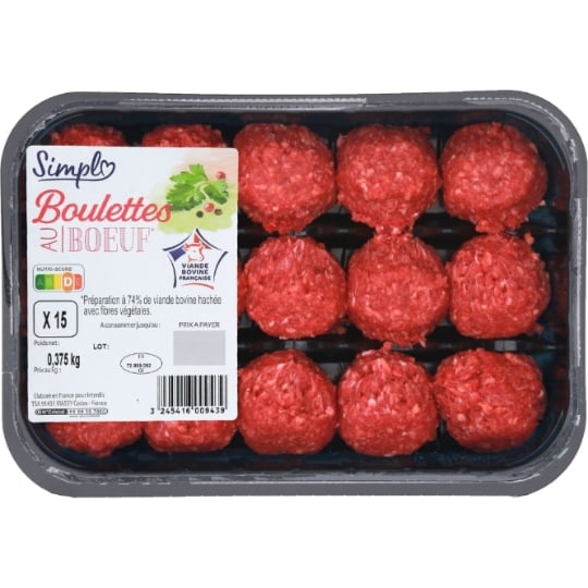 Boulettes au Bœuf SIMPL