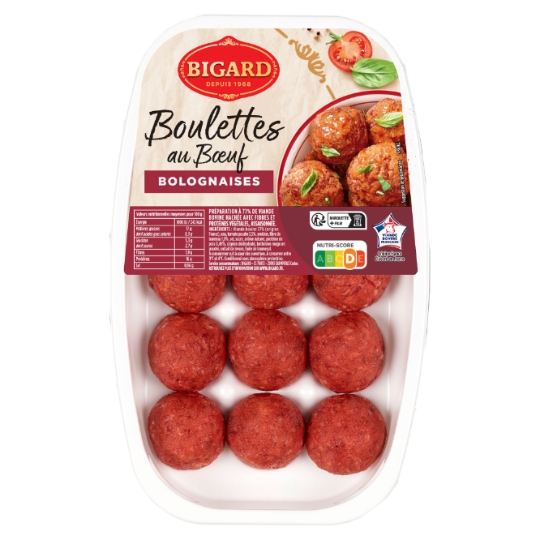 Boulettes de Viande Bolognaise BIGARD