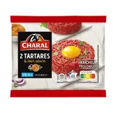 Steaks Hachés Tartare 5% MG Avec La Sauce CHARAL