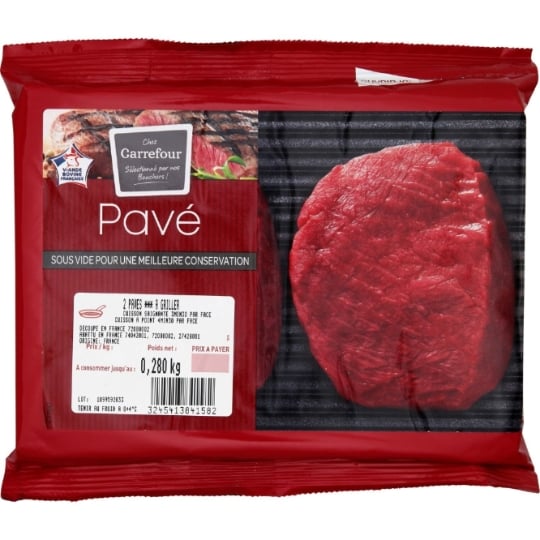 Viande Bovine : Pavés *** à Griller