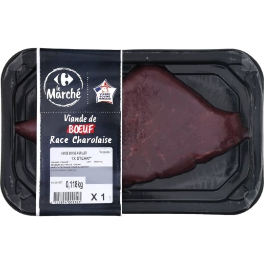 Viande Bovine : Steak** à Griller CARREFOUR LE MARCHE