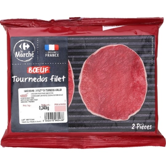 Viande Bovine : Filet *** Tournedos à Griller