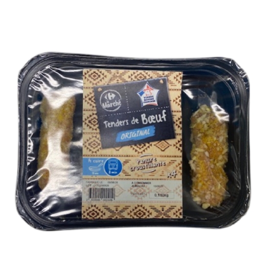 Tenders de Boeuf Original Enrobé d'une Panure Croustillante CARREFOUR LE MARCHE