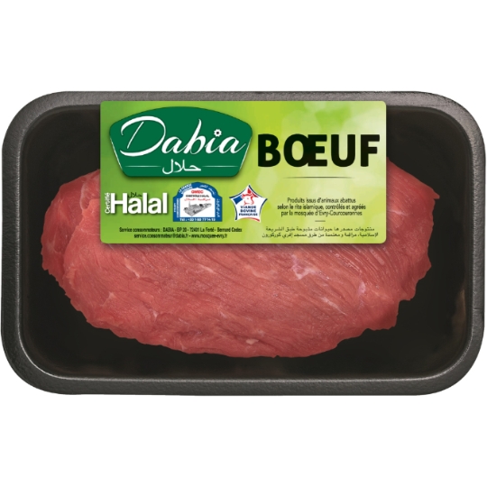 Viande Bovine : Steaks** Halal à Griller DABIA