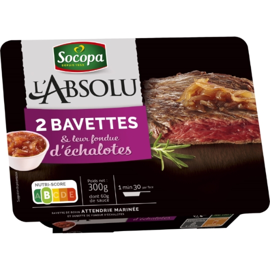 Viande Bovine : Bavettes Fondue Échalotes à Griller SOCOPA
