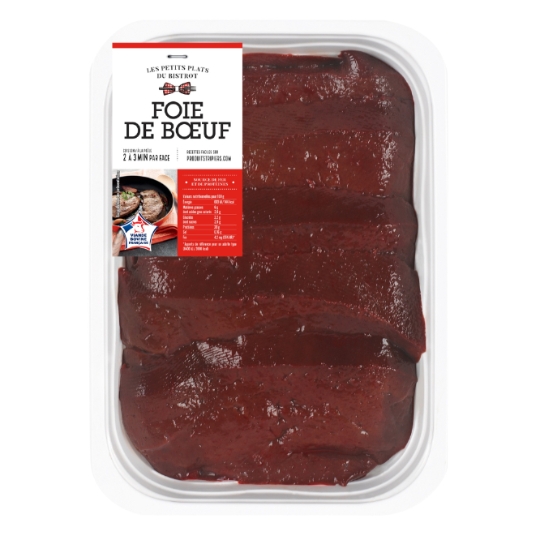 Abats : Foie de Bœuf Tranches