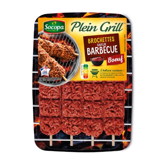 Brochette au Bœuf Saveur Barbecue SOCOPA