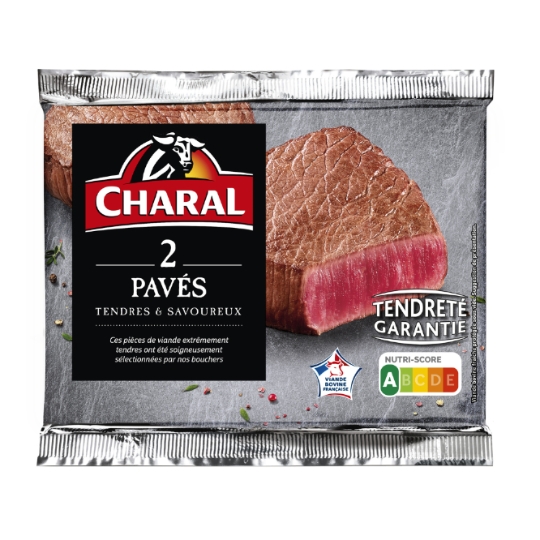 Viande Bovine : Pavés *** de Bœuf CHARAL