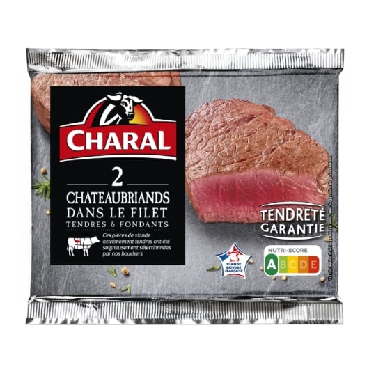Viande Bovine : Chateaubriands Dans Le Filet Tendres et Fondants CHARAL