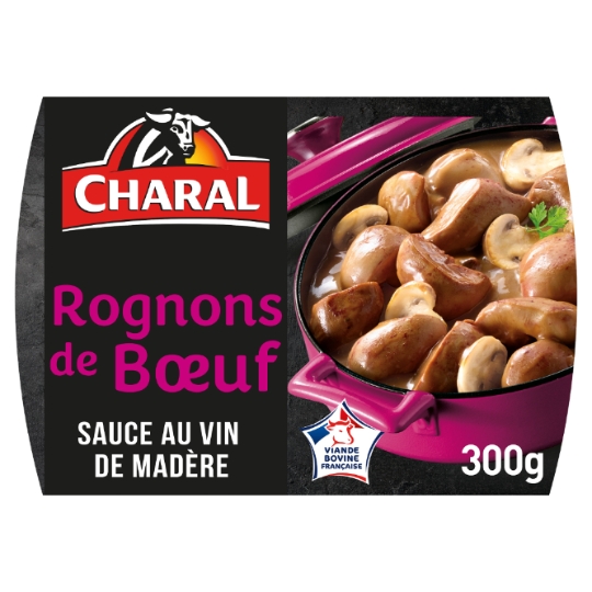 Plat Cuisiné Rognons de Bœuf au Madère CHARAL