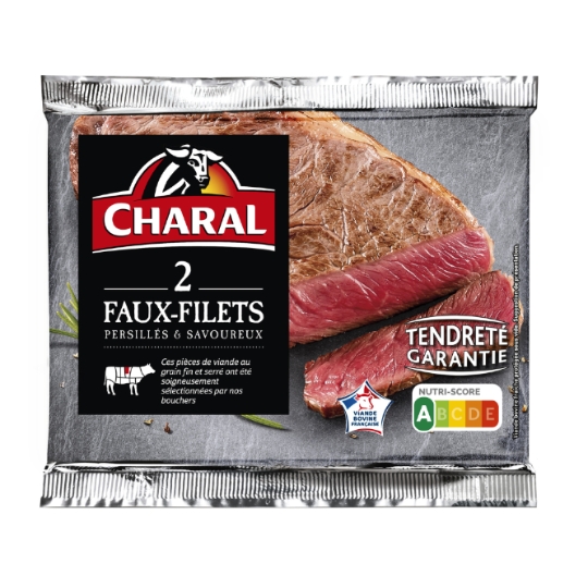 Viande Bovine : Faux Filet *** à Griller CHARAL