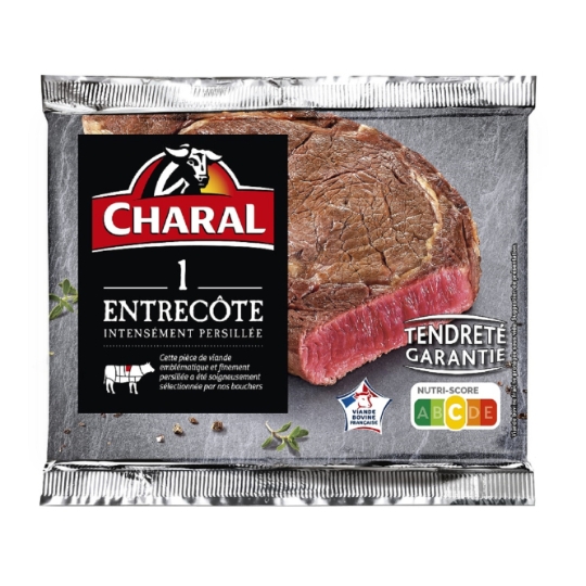 Viande Bovine : Entrecôte *** à Griller CHARAL