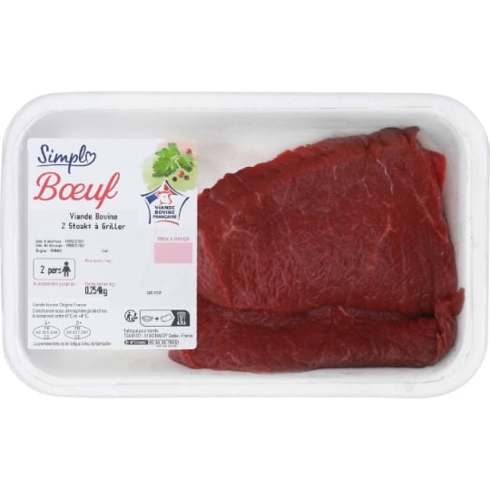 Viande Bovine : Steaks* à Griller Petit Prix SIMPL