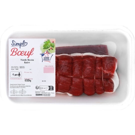 Viande Bovine : Rôti ** de Bœuf Petit Prix SIMPL