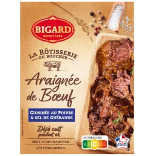 Viande Bovine : Araignée de Bœuf Cuite et Sa Sauce au Poivre BIGARD