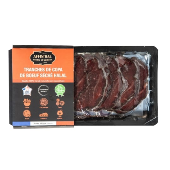 Viande Bovine : Coppa de Bœuf Tranchée Halal AFFIN'HAL