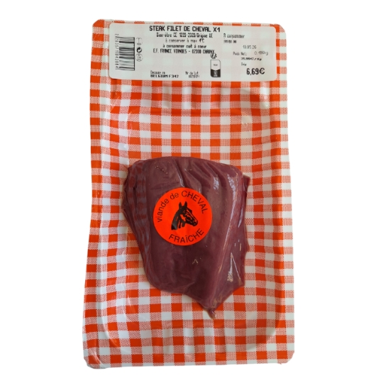 Steak Filet de Cheval EF FRANCE VIANDES