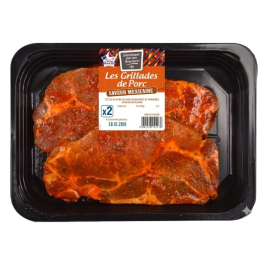 Echine de Porc Saveur Mexicaine CARREFOUR