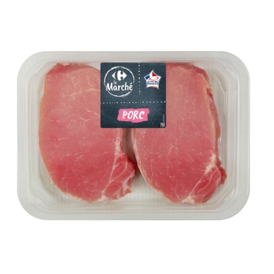 Côtes de Porc Premières Sans Os à Griller CARREFOUR LE MARCHE
