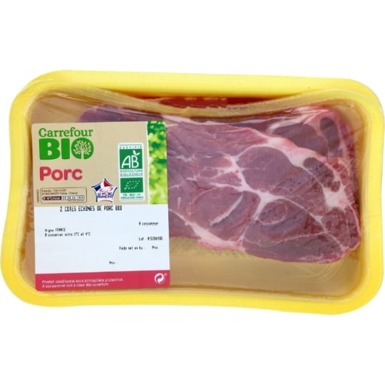 Côtes de Porc Échines Bio CARREFOUR BIO