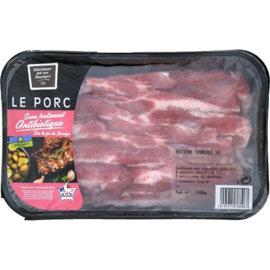 Poitrine de Porc Tranchée FILIERE QUALITE CARREFOUR