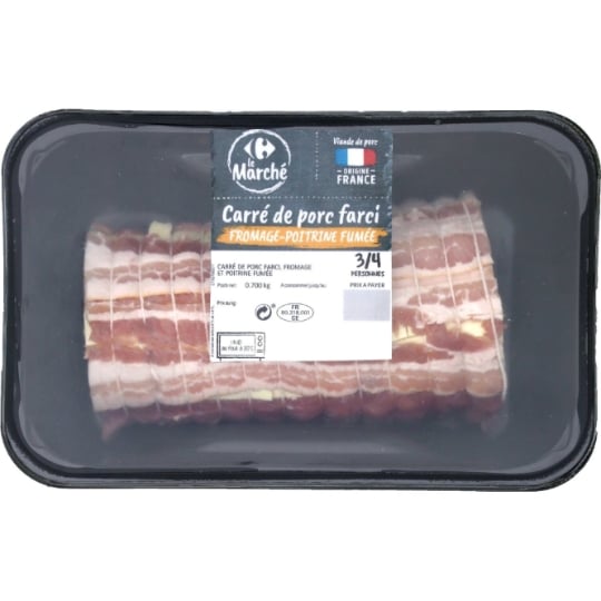 Rôti de Porc Fromage et Poitrine Fumée CARREFOUR LE MARCHE