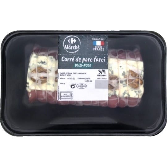 Rôti de Porc Farci Fromage Bleu et Noix CARREFOUR LE MARCHE
