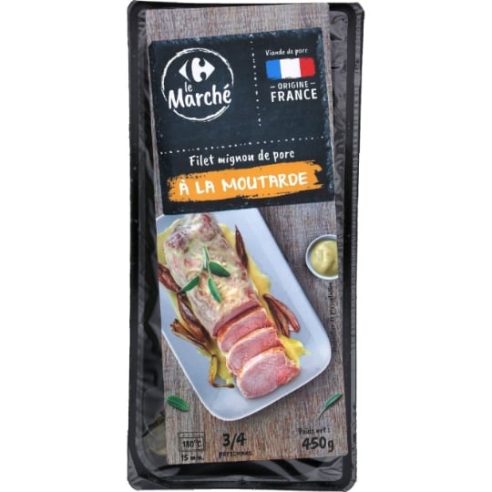 Filet Mignon de Porc à La Moutarde CARREFOUR LE MARCHE