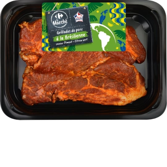 Grillades à la Brésilienne Saveur Piment Citron Vert CARREFOUR LE MARCHE