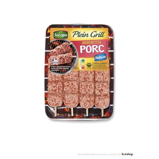 Brochette de Porc Nature SOCOPA