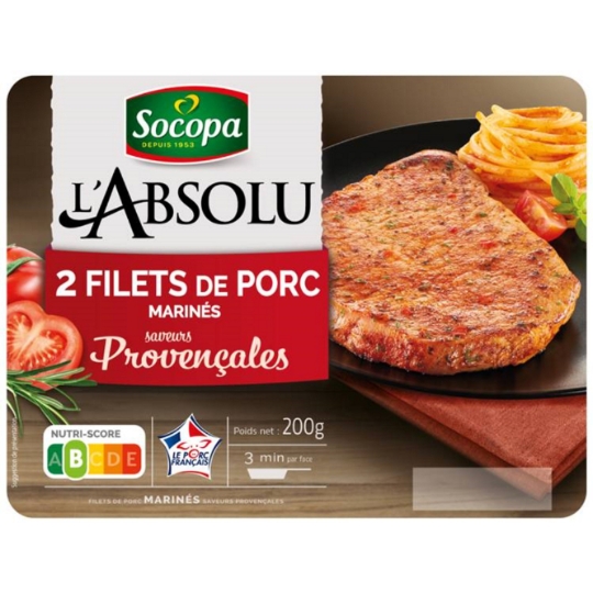 Filets de Porc Marinés à La Provençale SOCOPA