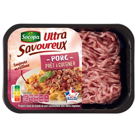 Porc Viande hachée Ultra Savoureux SOCOPA