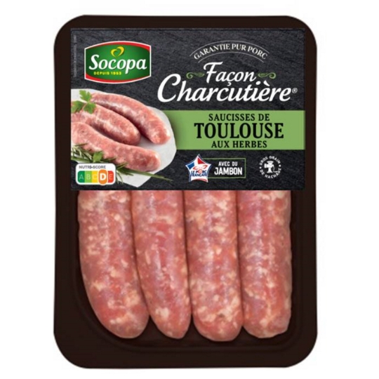Saucisses de Toulouse aux Herbes SOCOPA