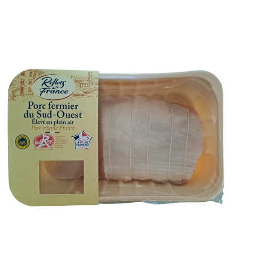 Rôti Longe de Porc Fermier Label Rouge Elevé en Plein Air REFLETS DE FRANCE