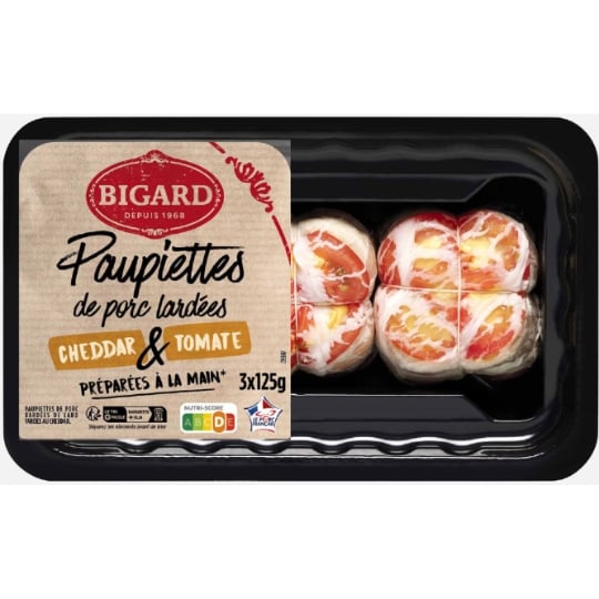 Paupiettes de Porc Cheddar et Tomate BIGARD