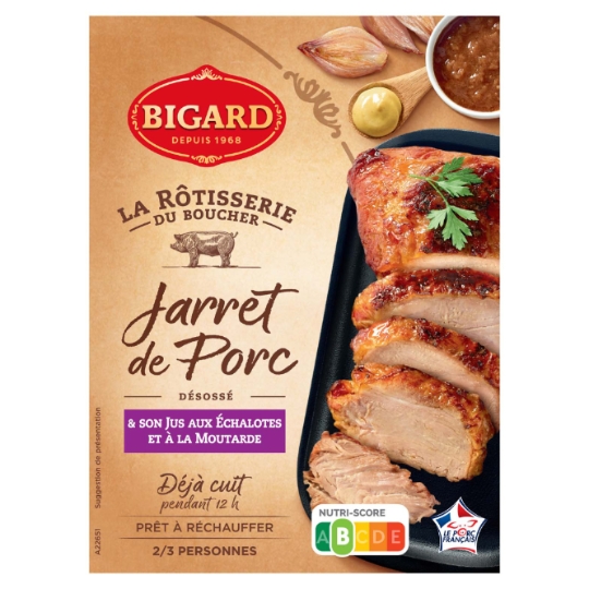 Jarret de Porc Cuit Sauce Échalotte Moutarde BIGARD