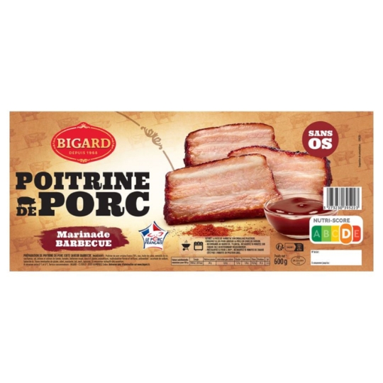 Travers de Porc Barbecue BIGARD