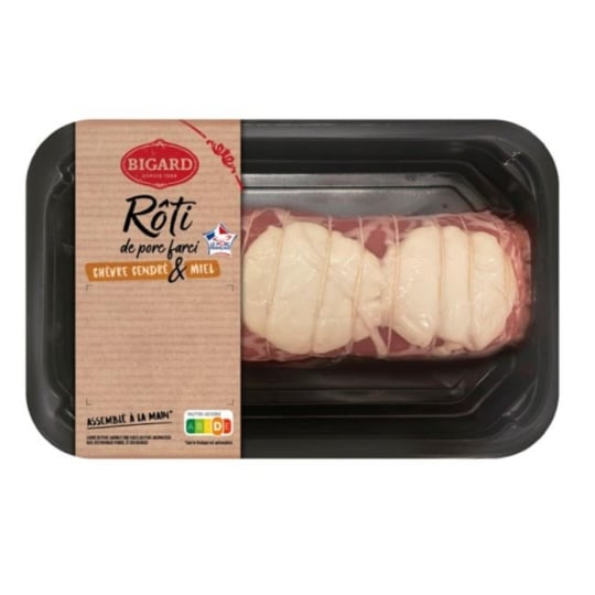 Roti de Porc farci Chèvre Miel BIGARD