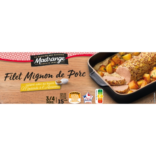 Filet Mignon de Porc à la Moutarde MADRANGE
