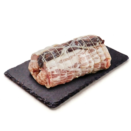 Rôti de Porc Farcie au Bacon et aux Pruneaux