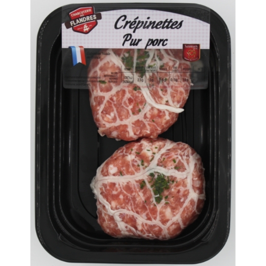 Crépinettes Pur Porc CHARCUTERIE DES FLANDRES