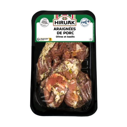 Araignées De Porc Olive Et Basilic HIRUAK
