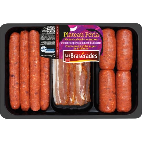 Assortiment de Viande : Plateau Féria LES BRASERADES