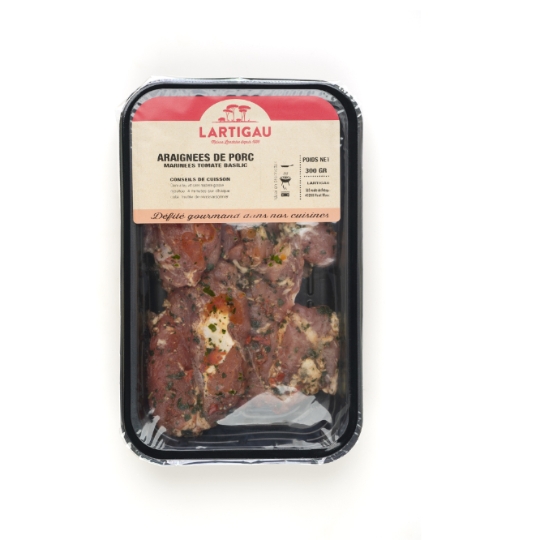 Araignées Porc Mariné Tomate Basilic LARTIGAU