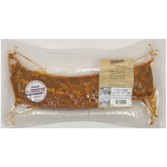 Rib's De Porc Sauce Barbecue MAITRE COCHON