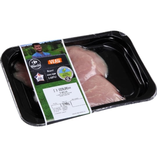 Escalopes *** de Veau à Griller FILIERE QUALITE CARREFOUR
