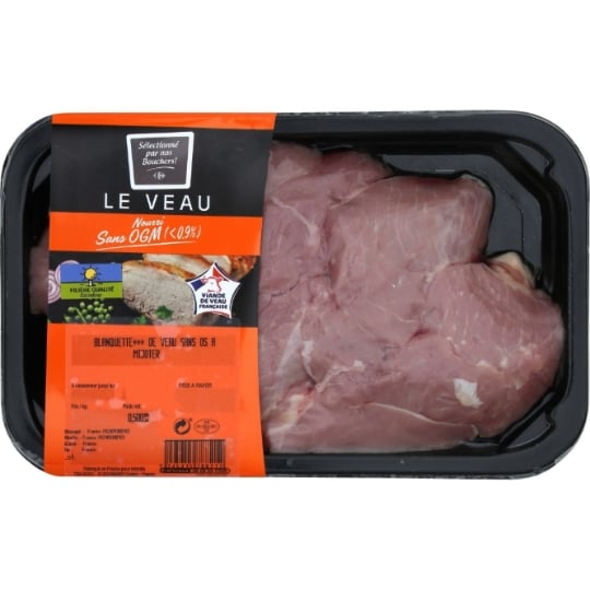 Blanquette *** de Veau Sans Os à Mijoter FILIERE QUALITE CARREFOUR