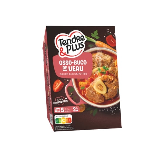 Plat Cuisiné : Osso Bucco de Veau Cuit TENDRE ET PLUS