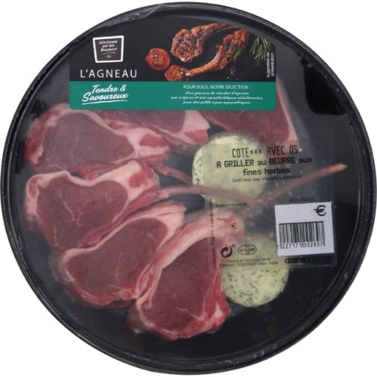 Côtes *** d'Agneau Avec Os à Griller
